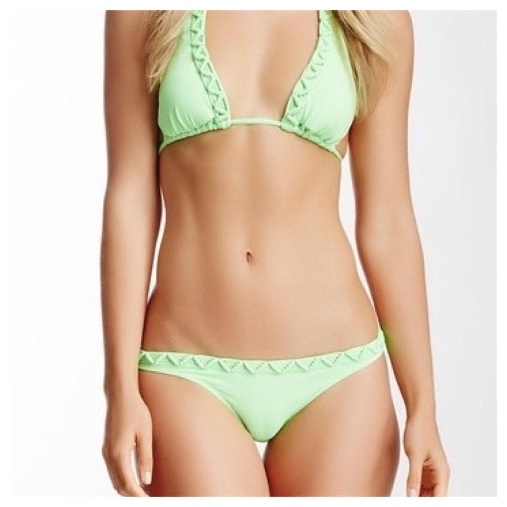 Despi Swimwear Half Macrame Bottom Highlighter L